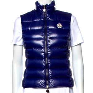 Moncler down jacket vest size 0 womens